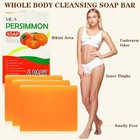 6pack Persimmon Soap Bar For Body Odor  Japanese Persimmon Soap Eliminates Ag   