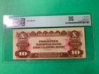 1916 10 Peso Philippines National Bank  Washington Vig A1233123a P-47b Pmg Xf 45
