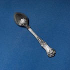 Tiffany English King Sterling Silver  4  Demitasse Spoon - No Mono