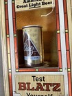 Blatz Cardboard Beer Sign     Test Blatz Yourself    