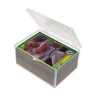  1 Brand New  Bcw 100-card Hinged Box Plastic Case Holder For Trading Cards