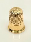 Antique Solid Gold C 18ct Thimble   Probably French