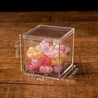Acrylic Box With Lid Clear 4 Pack Small Clear Acrylic Square Cube Plastic