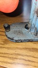 Vintage Zenith Egg Scale Grader 1002 Cast Iron Antique Original Patina Blue Red