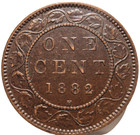1882 Xf High Grade Canada Large Cent 1   Victoria Coin Canadian