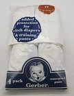 Gerber New 4 Pack Waterproof Pants Size 2t 28   32 Pounds  Cloth Diaper Protection