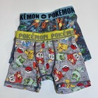 Pok  mon Boys Boxer Brief Underwear 2-pack Size 4 Multicolor Graphic Print