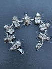 Vintage Carol Felley 1990 Sterling Silver Storyteller Bracelet