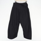 Athleta Release Pants Womens 1x Black Harem Pull On Stretch Soft Stretchy