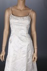 Forever Yours Vintage 90s Candlelight Beaded Satin Wedding Dress Sz 4