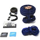 1 0 Ga Awg Amp Kit And 1 0 Ga Big 3 Upgrade Blue Black Sky High Car Audio