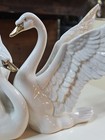 Lenox Dance Of The Swans Handmade Porcelain Swan Figurine Rare Single Pair W box