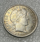 1907 Barber Dime Extra Fine To Au Condition - Us - See Description