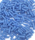 8x2mm Vintage Venetian Cornflower Blue  Cylinder Glass Trade Beads 20grams