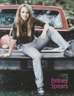 Britney Spears Teen Magazine Pinup Clipping Beach Truck Young Pix Celebrity
