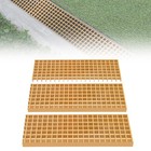 3-piece Frp Drain Grate Cover Rectangular Yellow 1100lbs Capacity