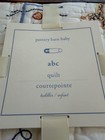 Pottery Barn Kids Abc Toddler Quilt Nwt Vtg 2014 Animals 36x50