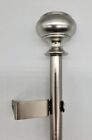 Dorset 5 8  Adjustable Curtain Drapery Rod - Bright Nickel  Two Sizes