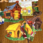 4 Vintage Felt Nursery Rhyme Storytelling Sets   Flannel Board Preschool Lot  s8
