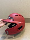 Marucci Duravent Red Baseball Batting Helmet With Jaw Guard Junior New Nwt