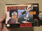 Rampart 1990 Super Nintendo Snes Game Box   Manual Only  No Cart 