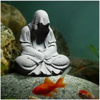  Aquarium Buddah Statue Sandstone Zen Buddha Sculptures For Garden Fish Tank 