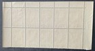 Malayan Federation 1957 Block Of 10 30 Cent Orange   Lake Stamps Mint