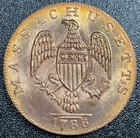 1788 Massachusetts Cent 1c Evans Restrike Nm4
