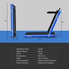 Superfit 2 25hp Folding Treadmill Jogging Machine Home W app Speaker Blue