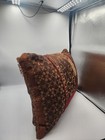 Croscill Galleria Red gold brown Patchwork Decor accent Pillow