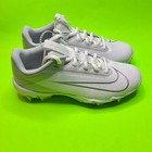 Nike Vapor Edge Shark Youth Football Cleats Size 3y White With Gray  Silver New