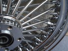 16  Chrome  Fat  Spoke Rear Wheel For Harley Flt Touring Road King Glide 2000-07