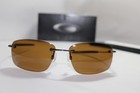 New Oakley Nanowire 1 0 Sunglasses Brown Chrome W bronze Polarized Lens 30-754