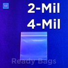 Small Clear Zip Lock 2 x 3  3 x 3  Reclosable Plastic Bags 2mil Jewelry Baggies