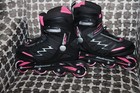 Bladerunner Rollerblade Skates Size 7 Women s Black Pink Inline Brake Roll Rink