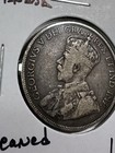 1913 Canada 50 Cents Silver Coin Cleaned Low Mintage