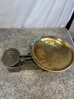 Antique Cast Iron Scale - Brass Plate - Counter Top   Merchant Scale