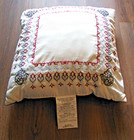 Hallmart Collectibles Embroidered Throw Pillow  18  X 18   100  Polyester