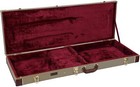 Crossrock Deluxe Electric Guitar Case Fits Fender Jazzmaster jaguar Style Guitar