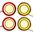 For Harley Davidson Motorcycle 4x Front Rear 2  Led Turn Signal Lights 1157 Bulb