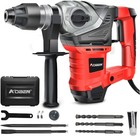 Rotary Hammer Drill With Vibration Control And Safety Clutch 13 Amp Heavy Dut   