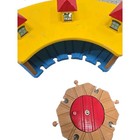 Wooden Train Roundhouse   8-way Turntable     Thomas   Brio Compatible