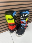 Alpinestars Tech 3s Youth Black   Blue   Yellow - Size 4 Us