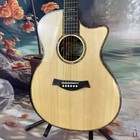 Us Stock Custom Natural 914 Acoustic Guitar Solid Spruce Topmahogany Back cable