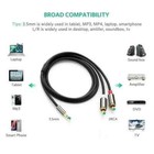 3ft 6ft 9ft 3 5mm Aux Male Jack To Av 2 Rca Stereo Audio Cable Mp3 Ipod Phone