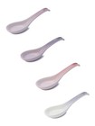 Le Creuset Renge Chinese Spoons Set Of 4 Pastel Multicolor Bp c pp pb  Japan New
