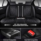 Full Set Seat Covers For Nissan Sentra 2008-2026  Black
