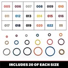 Captain O-ring Players Kit Large Color Master Paintball Kit 360 Pcs 18 Sizes