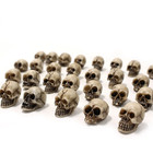 20-60pcs Skull Sculptures Collectable Halloween Decorative Skeleton Model Festiv