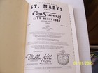 1965 St  Marys Ohio Con Survey Telephone Directory Phone Book - Hardcover